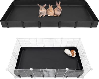 Waterdichte Bodembekleding voor Kooi: Grote Lijners voor Cavia, Konijn, Chinchilla en Knaagdieren (Diverse Maten)