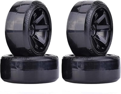 RC Drift Auto Wielen en Banden Set 63mm Hard Kunststof Geschikt voor 1/10 On-Road Racing