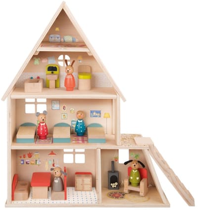 Houten Poppenhuis 'La Grande Famille'