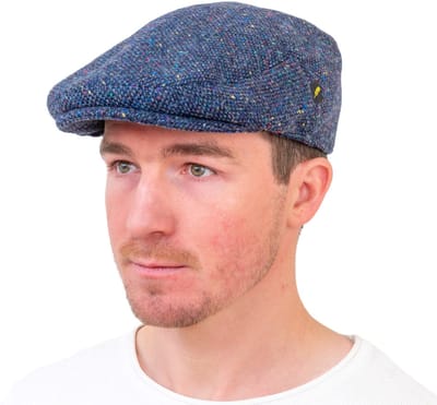 The Dubliner 100% Kerry Woolen Mills Tweed Blue Small (56/57cm)