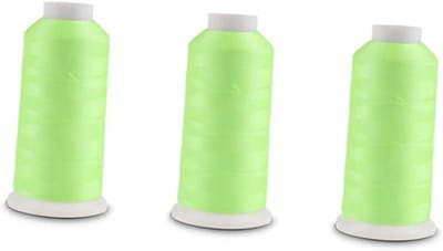 Gloeidraad Klos - Borduurgaren Naaien - Creatieve Projecten - Glow-in-the-dark effect - 3000 Yards - Groen