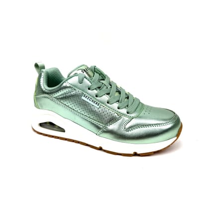 Skechers Dames Sneaker Uno-Metallixs Groen GROEN 36