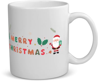 Akyol - kerst merry christmas kerstman koffiemok - theemok - Kerstmis - kerst beker - winter - kerst - christmas - kerst cadeau - 350 ML inhoud