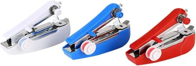 Mini Naaimachine Set - Handnaaimachine Draagbaar - Basis Naaiwerk - Lichtgewicht Eenvoudig - 3 stuks - Diverse kleuren