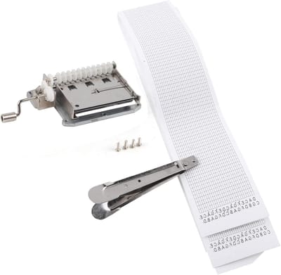 Dailygoods- Muziekdoos 30 Noten - Muziekdoosje DIY - Muziekdoos met Perforator - Muziekdoos met Strips - Muziekdoos voor Kinderen - Maak je Eigen Melodie