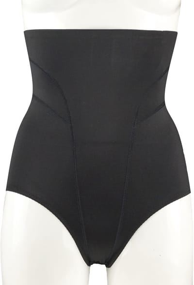 Dames corrigerende slip Art.3256 van J&C hoge taille Zwart - shapewear ondergoed - maat XXL
