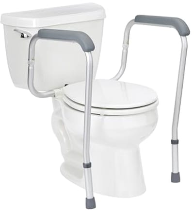Toiletveiligheidsrails met Verstelbare Handgrepen en Eenvoudige Installatie