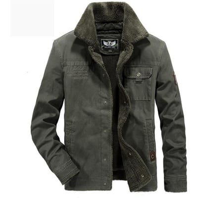 Veste pour homme Veste Lavée Col montant Nouvelle Décontractée Ample Haut Manteau Automne et Hiver XXXXL gray