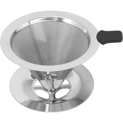 Koffiefilter van roestvrij staal, druppelkegel, herbruikbare koffiefilterbeker voor in de keuken1?2 L