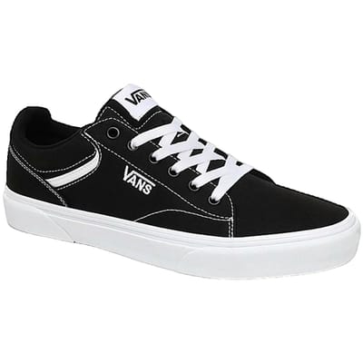 Vans Seldan Heren Sneakers - (Canvas) Black/White
