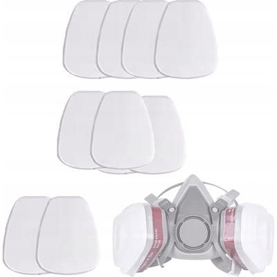 Rosfix Filter Vervanging - Katoenen Mechanische Filter - 10 Stuks, voor Stof en Lak