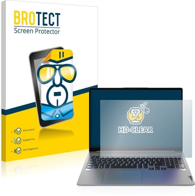 BROTECT - Screenprotector voor Lenovo IdeaPad 5 Pro 16" (6. Gen.) - Folie Beschermfolie transparant