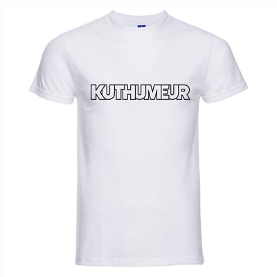 Kut humeur T-shirt - 100% Katoen - Maat XS - Classic Fit - Wit