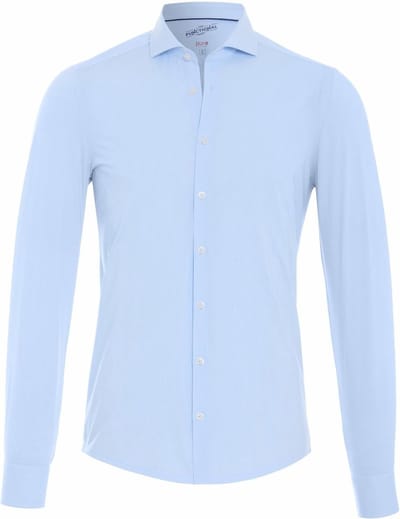 Pure H.Tico The Functional Shirt Strepen Blauw - Maat 39 - Heren - Overhemden Formeel
