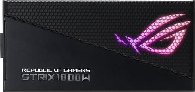 ASUS ROG STRIX Goud Aura Edition - 1000W Voeding - 1000 Watt - 135 mm - ATX 3.0 - 80 Plus 80 PLUS Gold