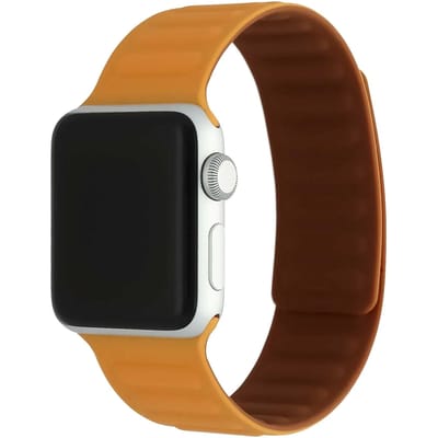 123watches solo ribbel bandje - siliconen - california - 38 · 40 · 41 & 42 mm - Geschikt voor Apple Watch series 1/2/3/4/5/6/7/8/9/10/11/12/SE/SE2/SE3