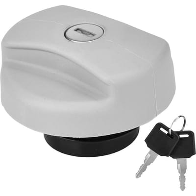 Brandstoftankvuldop afsluitbaar met sleutels voor Vauxhall Opel Vectra Corsa 170 2834 932 24461 wit