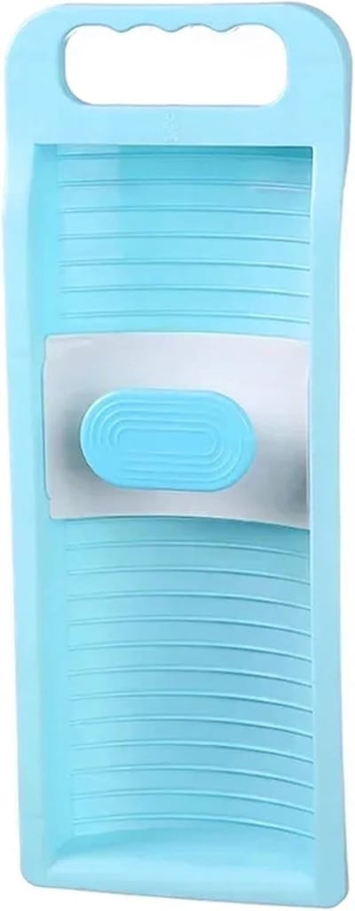 Draagbaar Wasbord - Reis Wasbord - Ondergoed Wassen - Antislip Basis - Compact Formaat - Lichtblauw