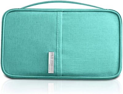 YONO Reisportemonnee - Paspoort Tasje - Travel Wallet - Mapje - Etui - Hoesje - Turquoise