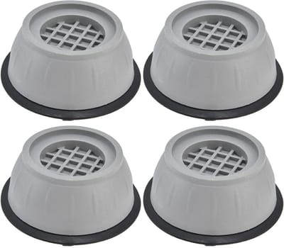 Dailygoods- Anti-vibratie Pads 4 Stuks - Geluidsreductie - Schokabsorptie - Trillingsisolatie - Vloerbescherming - 9cm Diameter - Wasmachinevoeten
