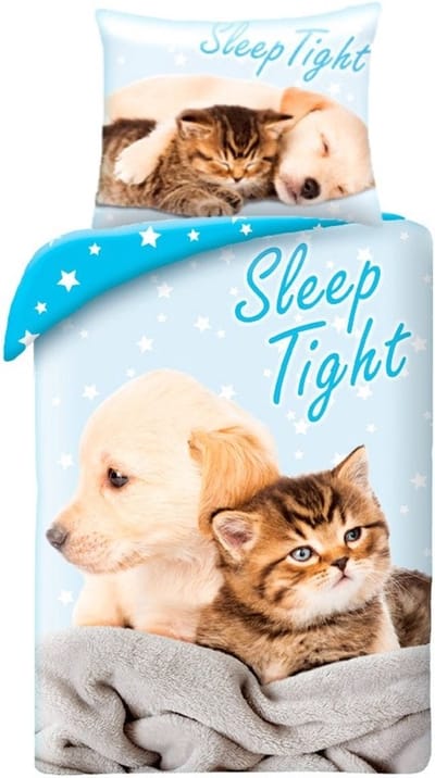 Animal Pictures Dekbedovertrek Sleep Tight - Eenpersoons - 140 x 200 cm - Katoen