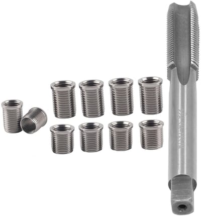 Bougie Schroefdraadherstelset - Universele Reparatie van Bougie Draad M10x1.0 - Inclusief M12x1.0 Tap