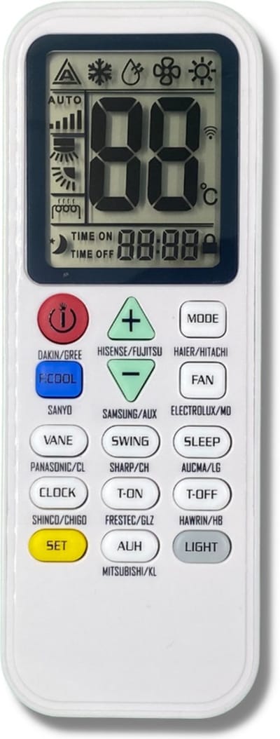 Universele Electrolux airco afstandsbediening - Werkt direct
