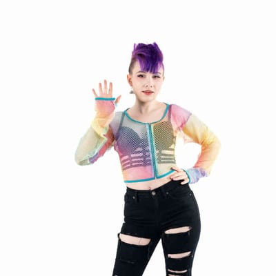 Chemical Black - Maraja Longsleeve top - S - Regenboog