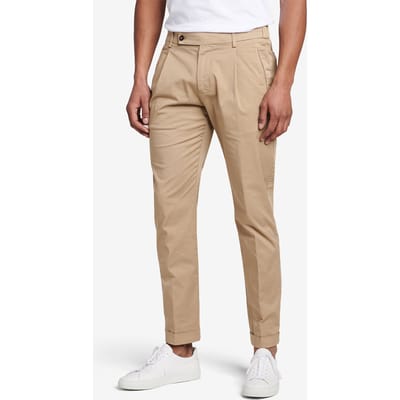 No Label Bridgeport Cotton-stretch Taupe Maat: 54 | Chino's Outlet | Heren | Beige