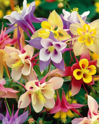 2 sets - Akelei Zaden Mrs Scott Elliott Aquilegia Vulgaris Meerjarig