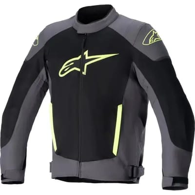 Alpinestars T-SP X Superair Jas Tar Grijs Zwart Geel Fluo - Jas