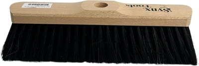 Synx Tools Binnenbezem Paardenhaar 29cm - Zachte Bezems - Bezem - Bezems - Kamerveger - Zaalveger / Zachte Besem - Binnen Bezem - Veger - zonder steel