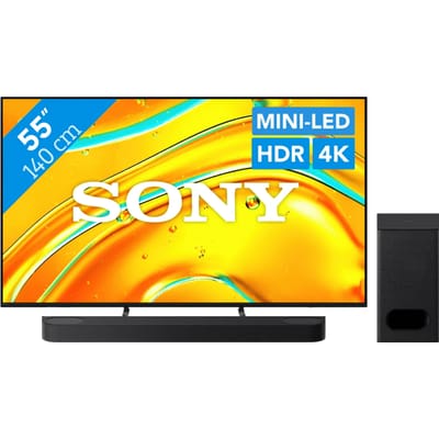 Sony Bravia 5 55" XR Mini-led (2025) + Sony Bravia Theatre Bar 6 Zwart
