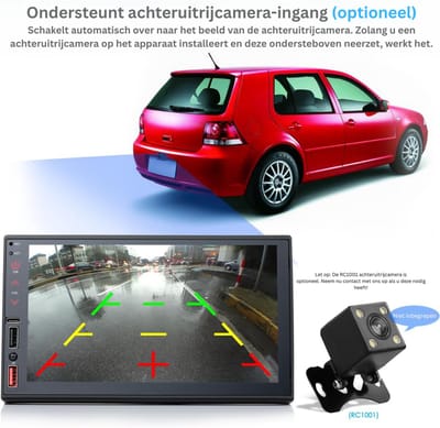 DailySupplies® Autoradio met Klapscherm - Apple Carplay Scherm - Bluetooth Radio