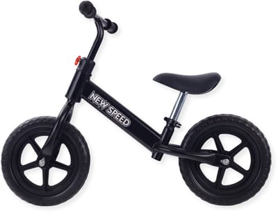 Buxibo - Loopfiets voor Kinderen - Balance Bike - New Speed ​​- Zwart