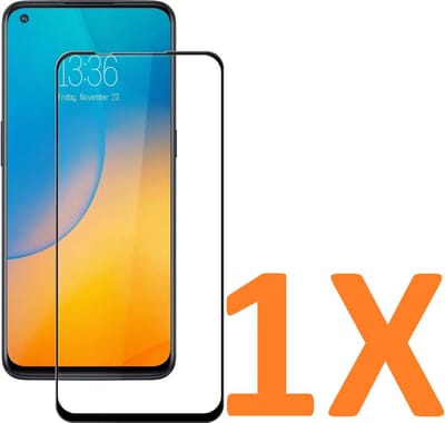 Volledige dekking Screenprotector Glas - Tempered Glass Screen Protector Geschikt voor: OnePlus Nord N10 - 1x