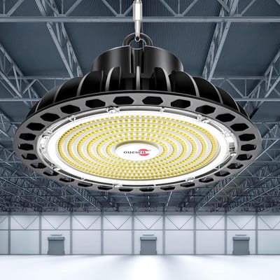 Krachtige Industriële LED UFO Lamp 200W - 28000 Lumen Koudwit - IP65 Waterdicht voor Werkplaats, Garage & Fabriek