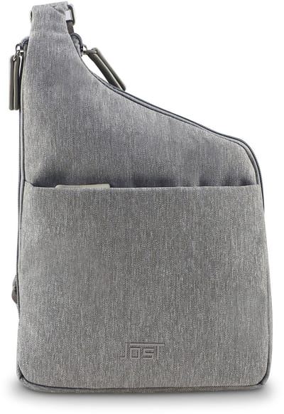 JOST schoudertas Bergen Crossbody Bag Light Grey Lichtgrijs