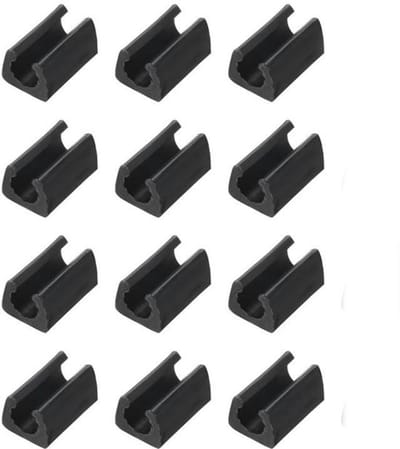 Stoelpootbeschermers Siliconen – 24 Stuks – Bruin – Rechthoekig (3-4 cm x 2-3 cm) – Vloerbeschermers & Anti-Kras – Geluidsdempend – Voor Stoel en Tafelpoten