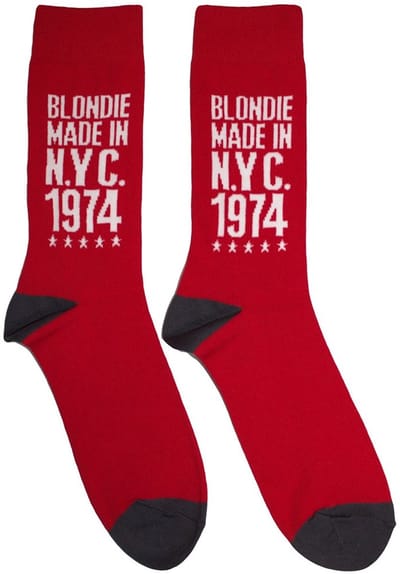 Blondie - Made In NYC '74 Enkelsokken - Rood