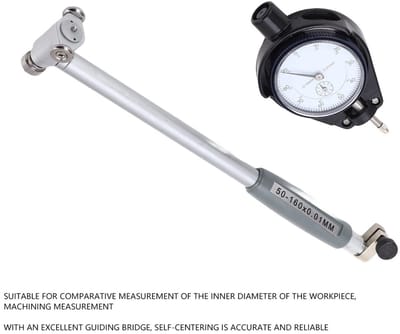 Dailygoods- Bescherming - Meetbereik 50-160 mm - Interchangeable Probe - Zelfcentrerend - Aluminium Legering - Duurzaam - Meetinstrument