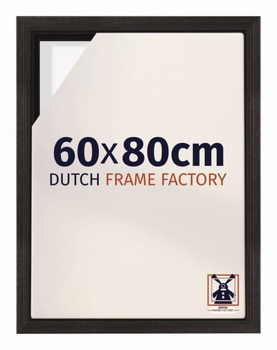Baklijst 60x80 cm - Eiken Donker - Geschikt voor Canvasdoek - MDF Baklijst Lausanne