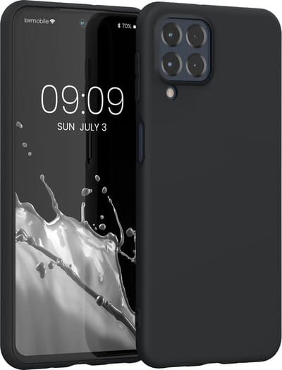 kwmobile telefoonhoesje geschikt voor Samsung Galaxy M53 5G - Hoesje voor smartphone - Back cover in zwart