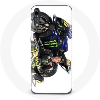 Coque - Valentino Rossi - Huawei P30 Lite - Souple - Protection - Pilote de vitesse blanc