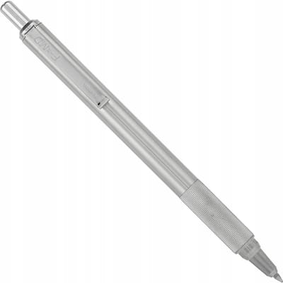 Zebra F-xMD Balpen 0.7mm Blauw - Roestvrij Staal