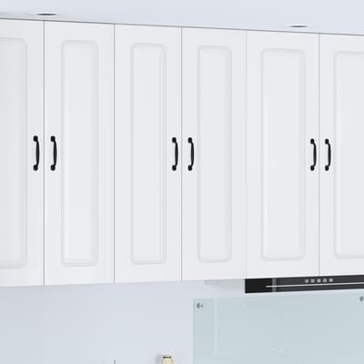 vidaXL - Vaatwasserpaneel - Kalmar - Hoogglans - wit - 60 - x - 31 - x - 100 - cm