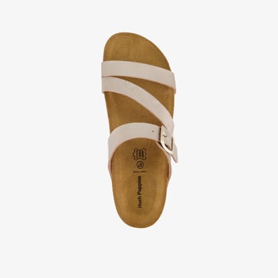 Hush Puppies dames bio slippers champagne - Grijs - Maat 38