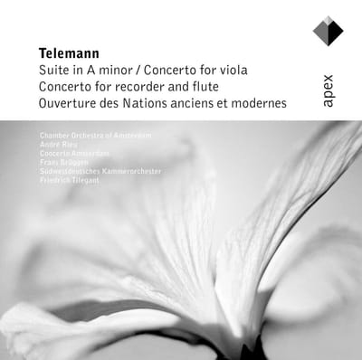 Telemann: Overtures & Concertos / Bruggen, Vester, Leonhardt et al