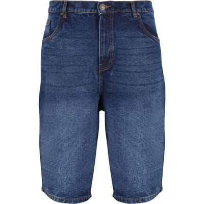 Urban Classics Shorts - 90's Heavy Denim Shorts - 30 tot 32 - voor Mannen - blauw