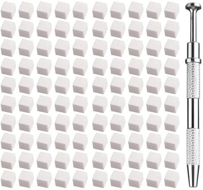 Allecto - Nailart-sponzen - 100 stuks - Mini-kleurrijk - voor